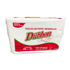 Papel Interfolha 100% Celulose 20x21 - Dubbon