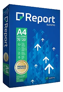Papel Sulfite A4 Resma 75g C/500 Fls - Report