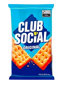 Biscoito Salgado Club Social Original 144g