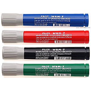 Pincel Marcador Quadro Branco 2,0mm 4 cores - Pilot
