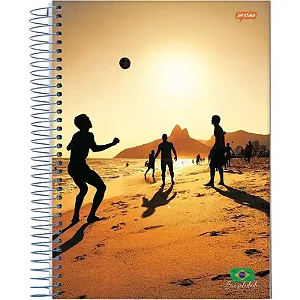 Caderno Flexível Jandaia Universitário 96fls - Brasilidade