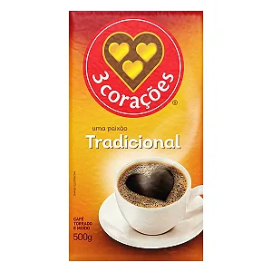 Café 3 Corações 500G Tradicional