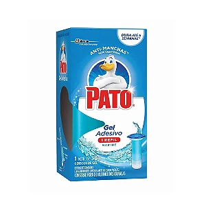 Gel Ades. Sanitário Marine Refil Pato 38g C/6