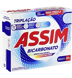 Sabão em Pó 800g Triplação - Assim