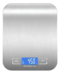 Balança Digital Cozinha 10kg Inox.