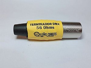 Terminador Dmx 56 Ohms Iluminação Conector Plug Xlr