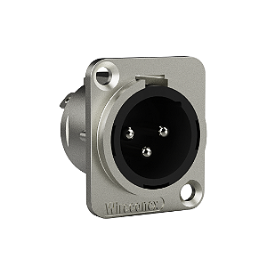 Conector XLR Painel Macho Wireconex WC 1033