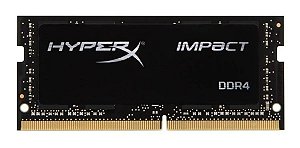 Memória Ram Impact Color Preto 8gb DDR4 Hyperx 2666Mhz