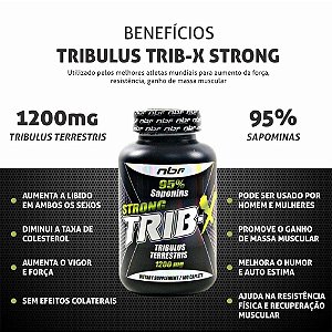Trib X (Tribulos) 1,2g Pote 100 Tablets (Nbf Nutrition)