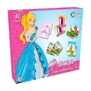 Jogo da Memória Princesa 40 peças - Pais&Filhos