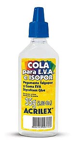 Cola para EVA e Isopor 35g - Acrilex