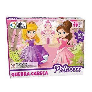 Quebra-Cabeça Princess 100 peças