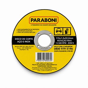 DISCO CORTE 115X1.2X22.2MM 1PC