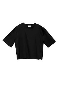 T-shirt Tecido Plano Preto