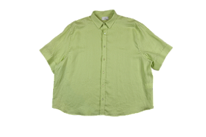 Camisa Classy Manga Curta com Carcela Lime