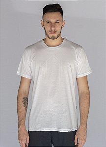 Camiseta Premium  Fio 40 Branca Outline Tower
