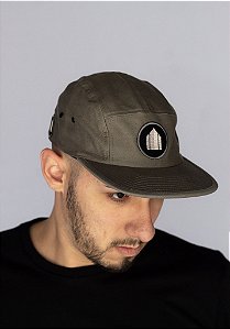 Boné Five Panel Cinza