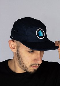 Boné Five Panel Azul Marinho