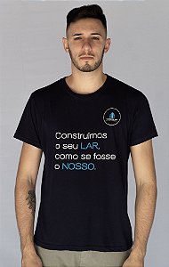 Camiseta Premium Suedine Azul Marinho Build&Clothing