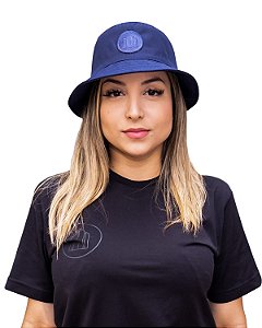 Bucket Hat Patch Azul Marinho