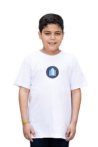 Camiseta Infantil Logo Basic Branca