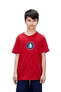 Camiseta Infantil Logo Basic Vermelha