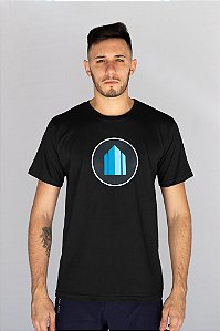 Camiseta Preta Malha Fio 30 Basic Surf