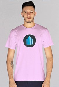 Camiseta Rosa Bebê Malha Fio 30 Basic Surf