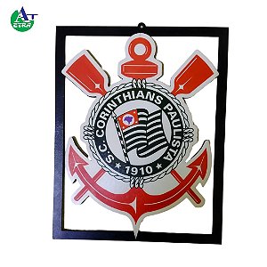 Quadro decorativo do Time de Futebol 22,5x28cm