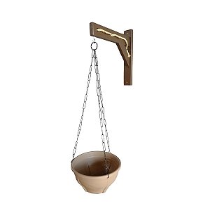 Kit Vaso Suspenso com Suporte – Decoração Moderna e Funcional