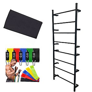 Espaldar Para Alongamento Pilates Clinica Funcional + Kit