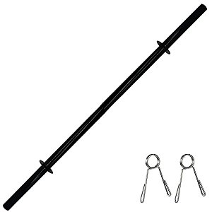 Barra Reta Body Pump Fitness Funcional Musculação 120cm