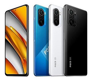 Xiaomi Poco F3 5g 128gb/6ram - Global Azul lacrado Garantia e nota Fiscal Azul