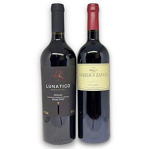 Kit de vinhos tintos Lunático e A.Z. Merlot 2016