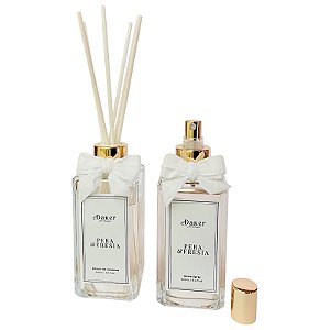Kit DIFUSOR DE VARETAS e HOME SPRAY PERA e FRESIA-250 ML