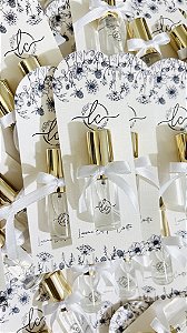 Brinde Mini Spray Perfume com Cartão 5ml Personalizado- 50 Uni