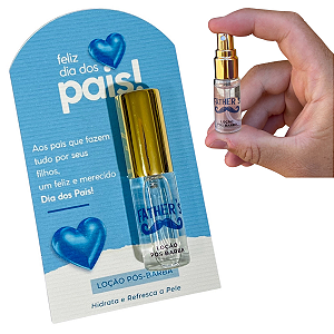 Brinde Loção Pós Barba com Cartão 5ml Personalizado- 50 Uni