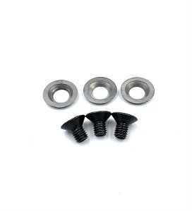 KIT 3 Pastilhas redonda 14x2 para disco esmerilhadeira