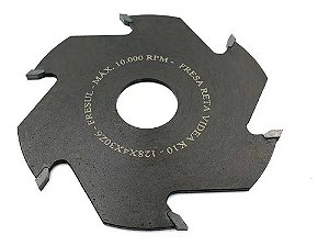 Fresa Reta 4mm Para Tupia De Mesa - 125x4x30z6