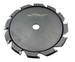 Fresa Para Dobra De Acm 90 Graus Com 12 Dentes - 165mm