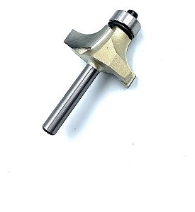 Fresa Quebra Canto Raio 10 Com Rolamento - Haste 6mm