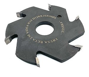 Fresa Reta 10mm- 125x10x30z6 Para Tupia De Mesa