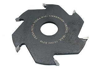 Fresa Reta 6mm Para Tupia De Mesa - 125x6x30z6