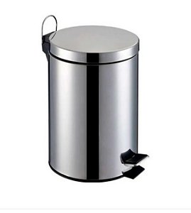 Lixeira Inox Com Pedal 3 Litros Clink