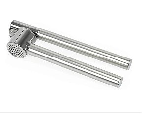 Espremedor De Alho Tambor Removível Aço Inox Profissional