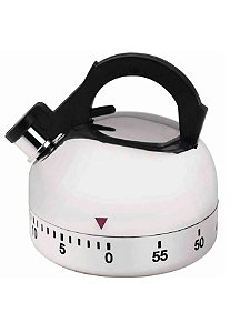 Timer Cronometro Cozinha Formato De Chaleira 60 Minutos