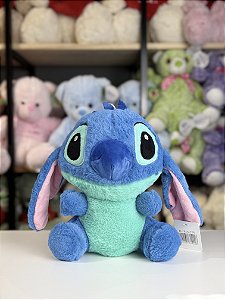 Pelúcia Stitch peludo orelha para baixo 22cm