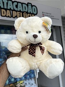 Urso pelúcia bege FD5089 -30cm