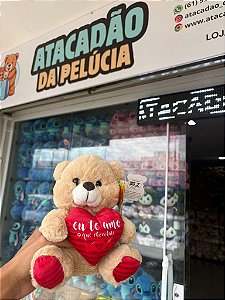 PELUCIA URSO ref. FE7426 marrom-20cm und.