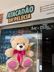 PELUCIA URSO ref. FE7372 rosa -20cm und.